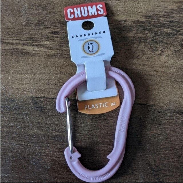 CHUMS(チャムス)のCHUMS　カラビナ　Lサイズ　ピンク スポーツ/アウトドアのアウトドア(その他)の商品写真