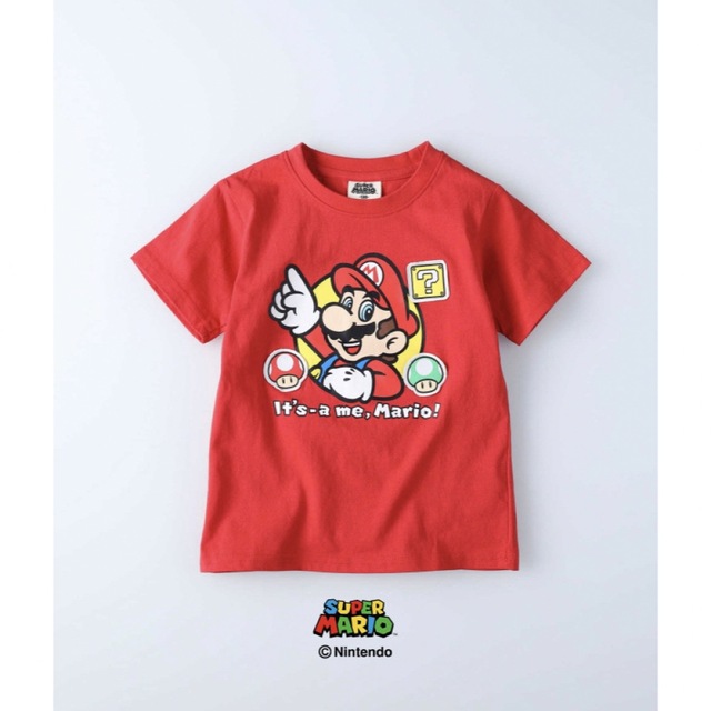 任天堂(ニンテンドウ)のスーパーマリオTシャツ　120センチ キッズ/ベビー/マタニティのキッズ服男の子用(90cm~)(Tシャツ/カットソー)の商品写真