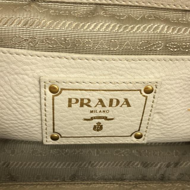 PRADA - プラダ トートバッグ - BN2626 白 革タグの通販 by ブラン