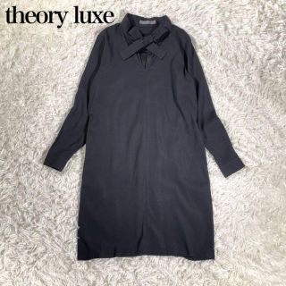 Theory luxe - セオリーリュクス フォーマルワンピース ブラック 38の