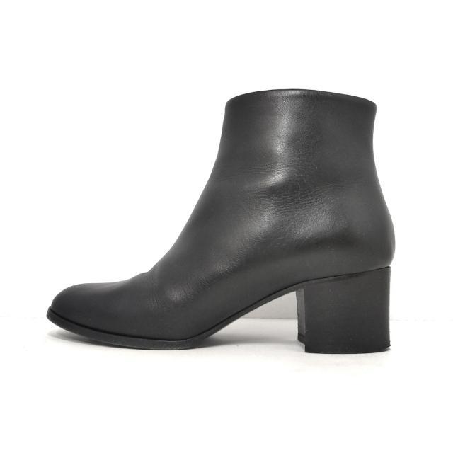 良好品】 38 ショートブーツ シャネル - CHANEL 1/2 黒 - C ブーツ