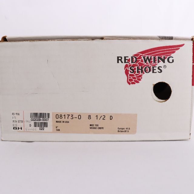 RED WING レッドウィング　8173 ショートブーツ　メンズ　ベージュ　 メンズの靴/シューズ(ブーツ)の商品写真