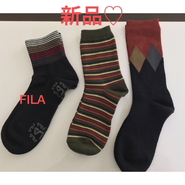 FILA(フィラ)の新品☆レディース　靴下　3足セット＊ レディースのレッグウェア(ソックス)の商品写真