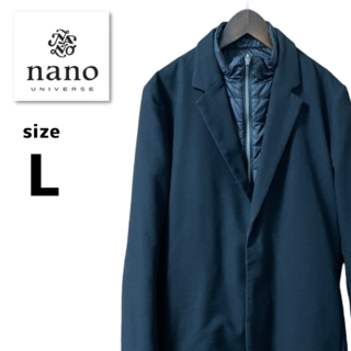 ナノユニバース(nano・universe)の【２WAY】ナノユニバース　コート　Lサイズ(テーラードジャケット)