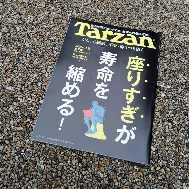 89%以上節約 Tarzan ターザン 2023年2月9日最新号 座りすぎ が寿命を