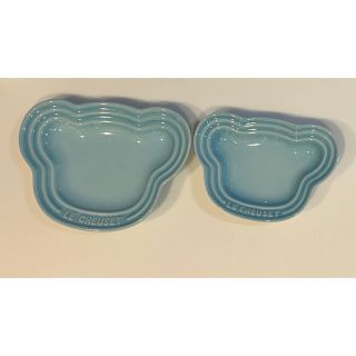 ルクルーゼ(LE CREUSET)の【 A.youTA様専用】くま型プレート2枚&マグ(離乳食器セット)