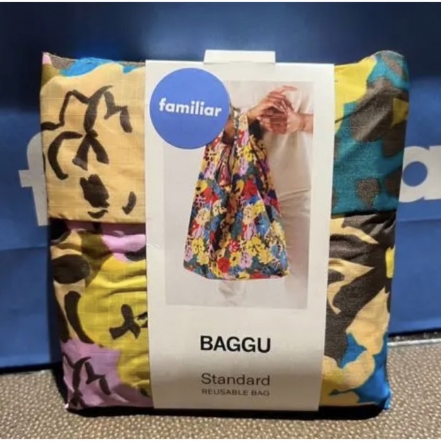 新品未使用  familiar baggu コラボ　エコバッグ