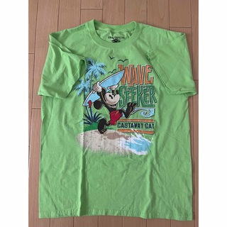 ディズニー(Disney)の【最終値下】ディズニークルーズ　Tシャツ　グリーン(Tシャツ(半袖/袖なし))