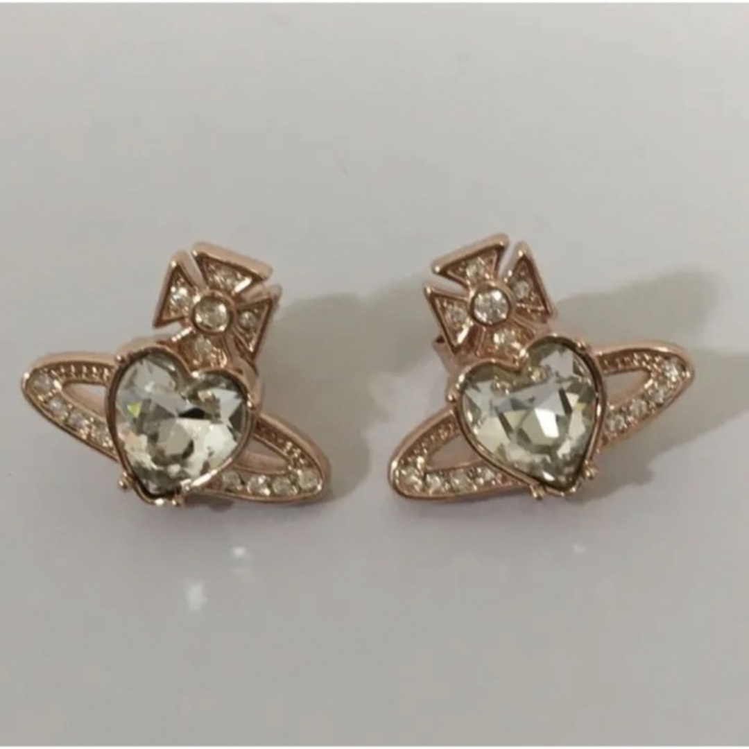 Vivienne Westwood(ヴィヴィアンウエストウッド)のヴィヴィアン　ARIELLAピアス　ピンクゴールド レディースのアクセサリー(ピアス)の商品写真