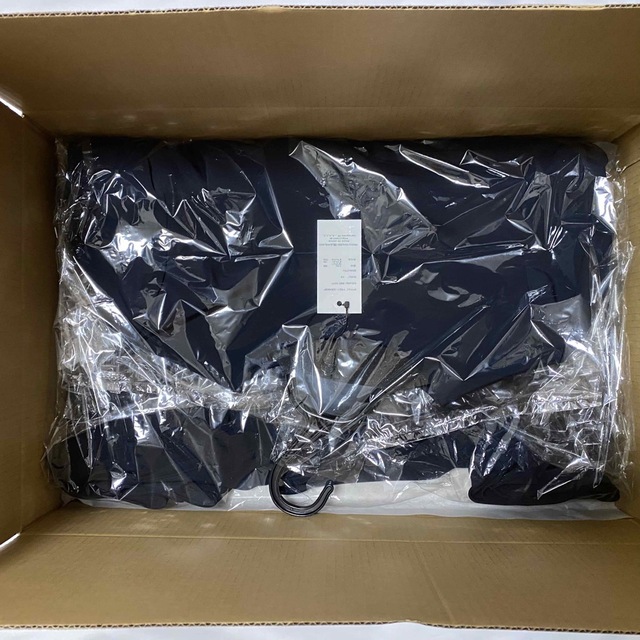 新品【yori 2023SP 】ティアードストレッチブラウス ネイビー