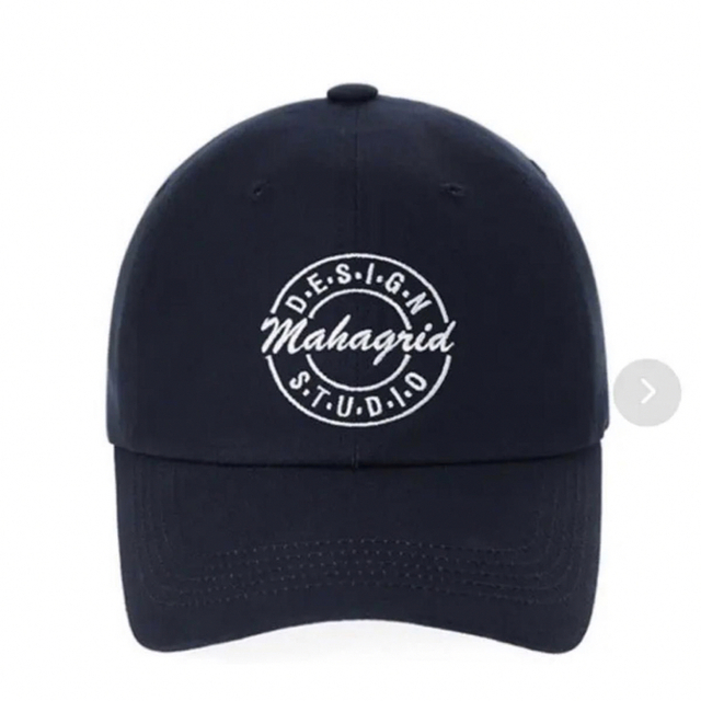 【UNISEX】MAHAGRID／CAP マハグリ　帽子　ネイビー メンズの帽子(キャップ)の商品写真