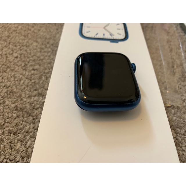 Apple Watch(アップルウォッチ)のApple Watch Series 7 GPSモデル 45mm Blue MK スマホ/家電/カメラのスマートフォン/携帯電話(その他)の商品写真