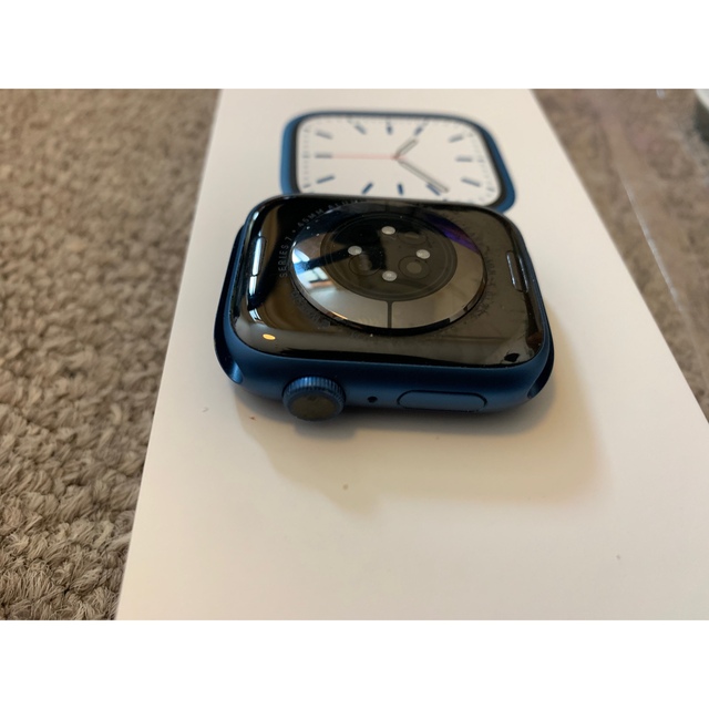 Apple Watch(アップルウォッチ)のApple Watch Series 7 GPSモデル 45mm Blue MK スマホ/家電/カメラのスマートフォン/携帯電話(その他)の商品写真