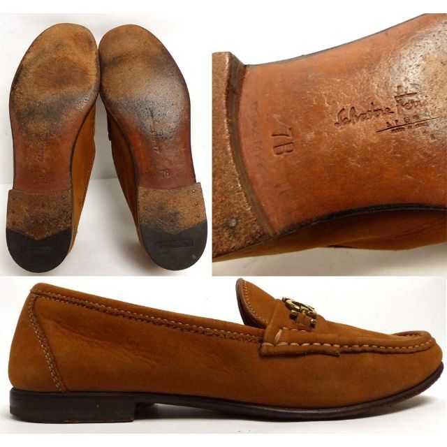 Salvatore Ferragamo(サルヴァトーレフェラガモ)のイタリア製  Ferragamo / フェラガモ ガンチーニ 7 B レディースの靴/シューズ(ローファー/革靴)の商品写真