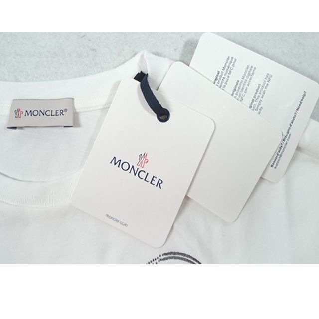 ●新品/正規品● MONCLER フロントStone風 ロゴ 長袖 Tシャツ 8