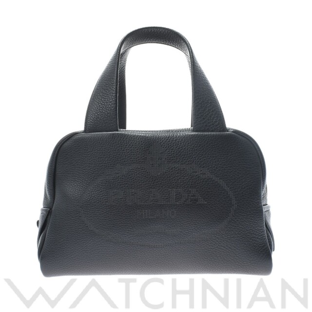 PRADA - 中古 プラダ PRADA 1BB078 レディース ハンドバッグ 黒 レザー