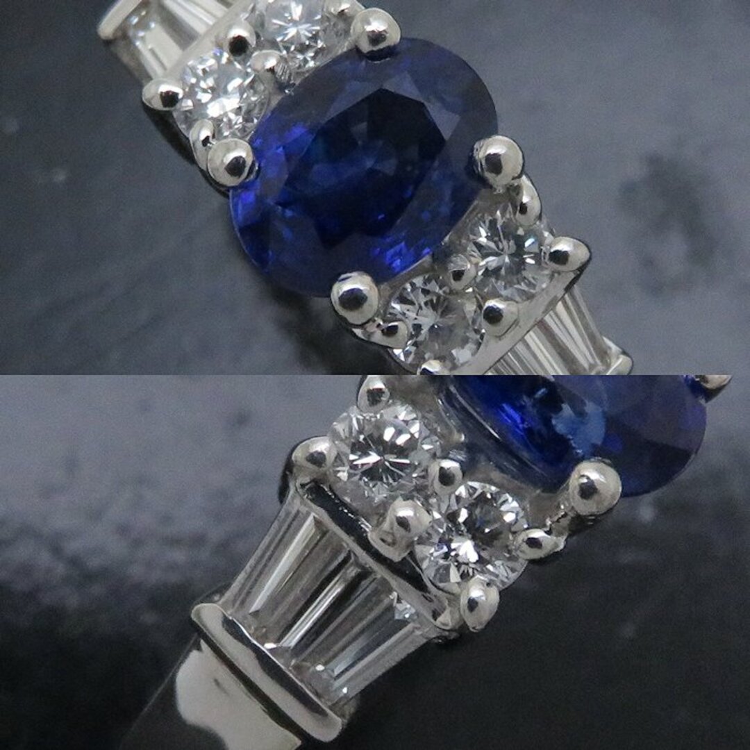 リング 指輪 サファイヤ1.20ct ダイヤモンド0.57ct Pt900 13.5号 Pt900 リング 指輪 サファイヤ1.20ct ダイヤモンド0.57ct Pt900 13.5号 Pt900