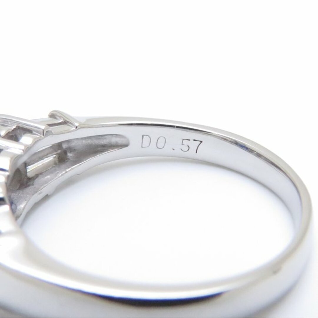 リング 指輪 サファイヤ1.20ct ダイヤモンド0.57ct Pt900 13.5号 Pt900プラチナ/64687【中古】【FJ】 レディースのアクセサリー(リング(指輪))の商品写真