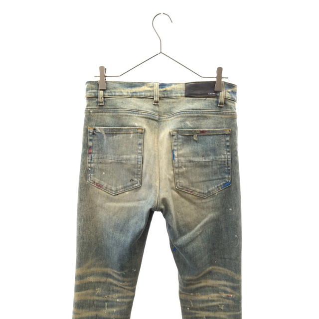 AMIRI アミリ クラッシュ加工 ペンキ グラフィティデニムパンツ