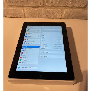 【動作良好/傷アリ】iPad 第4世代　Wi-Fi 16ギガ  9.7インチ(タブレット)