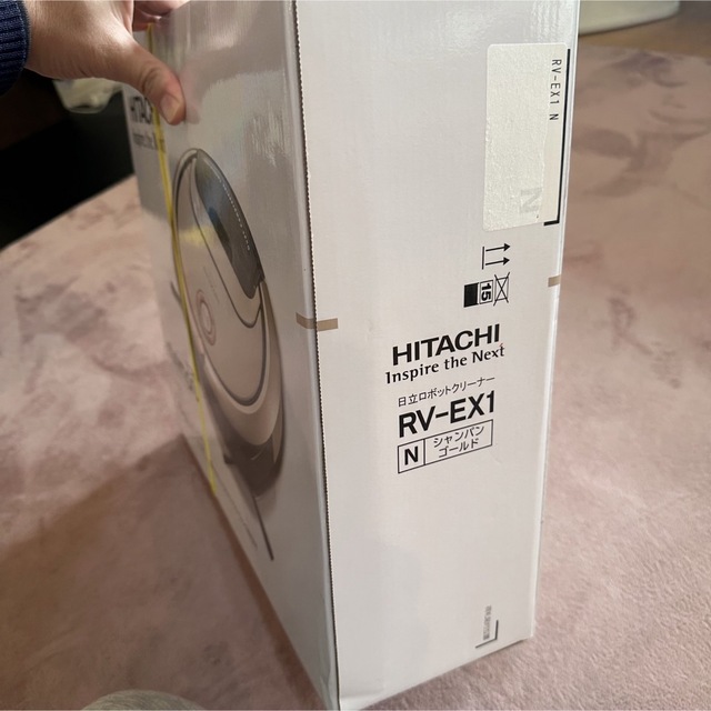 新品】HITACHI ロボットクリーナー ミニマル RV-EX1 新品】HITACHI ロボットクリーナー ミニマル RV-EX1