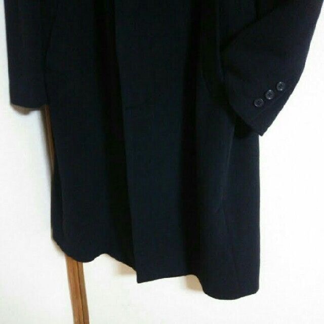 黒 ロングコート、ステンカラーコート