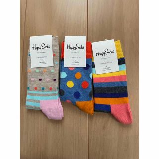 ハッピーソックス(Happy Socks)のハッピーソックス　3枚セット　miyuちゃん様専用(靴下/タイツ)