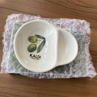 カルディ(KALDI)の【非売品】カルディ　オリジナルオリーブ皿(食器)