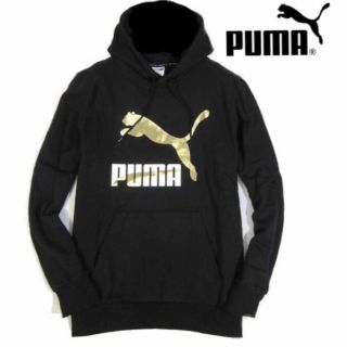 プーマ(PUMA)の【PUMA / プーマ】プルオーバー パーカースウェット メンズ・Lブラック(パーカー)