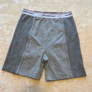 アレキサンダーワン(Alexander Wang)のアレキサンダーワン ロゴショートレギンス パンツ 美品(ショートパンツ)