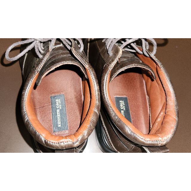 【美品】ショートブーツ　KENNETH COLE　革靴 ブラック　サイズ：10
