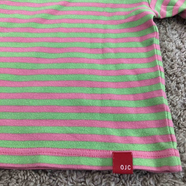 OJICO(オジコ)のオジコ　OJICO 2A 女児用　ボーダーカットソー キッズ/ベビー/マタニティのキッズ服女の子用(90cm~)(Tシャツ/カットソー)の商品写真
