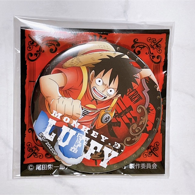 ONE PIECE - ONEPIECE 麦スト限定 輩 缶バッジ フィルムレッド