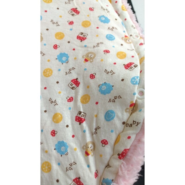 【114】 2way ベビー用 ジャンパー☆ カバーオール つなぎ 防寒 キッズ/ベビー/マタニティのベビー服(~85cm)(カバーオール)の商品写真