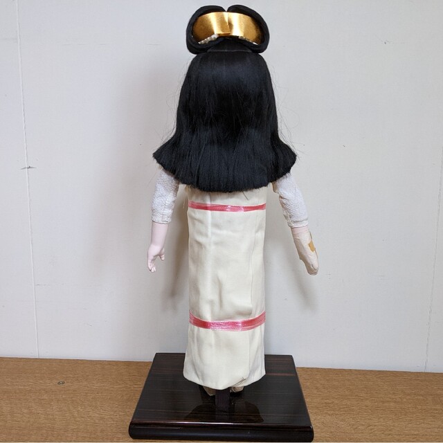 市松人形 豊徳斎 元賀章介作 女の子 裸 ボディのみ 台付き 着せ替え