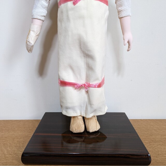 市松人形 豊徳斎 元賀章介作 女の子 裸 ボディのみ 台付き 着せ替え
