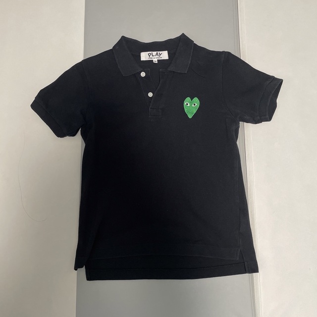 COMME des GARCONS(コムデギャルソン)のコムデギャルソン　play ポロ　緑ハート レディースのトップス(Tシャツ(半袖/袖なし))の商品写真