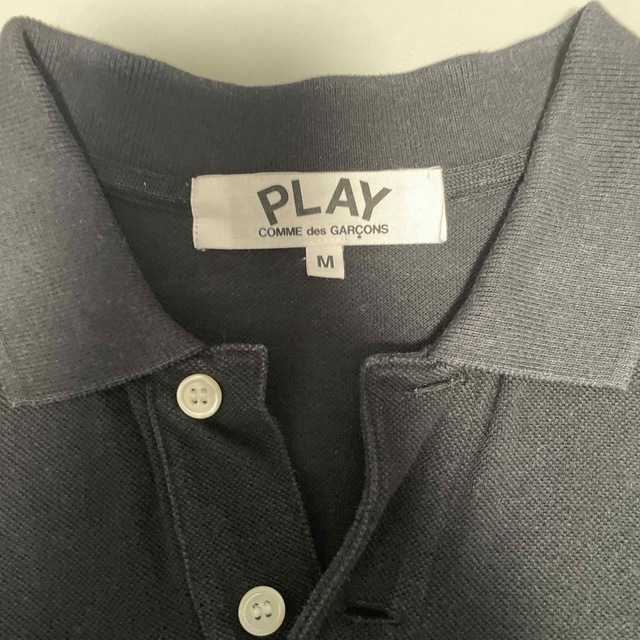 COMME des GARCONS(コムデギャルソン)のコムデギャルソン　play ポロ　緑ハート レディースのトップス(Tシャツ(半袖/袖なし))の商品写真