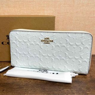 コーチ(COACH)の新品 COACH コーチ F54805 エナメル パテント レザー 長財布(財布)