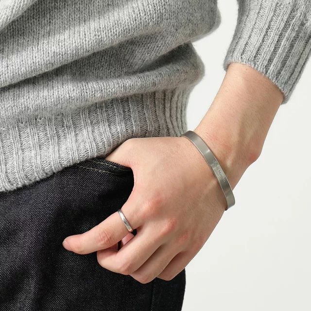 ○新品/正規品○ MAISON MARGIELA メゾン ロゴ ブレス/8mm | www