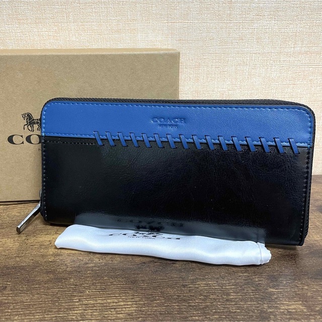 新品 COACH コーチ 75209  メンズ リップ アンド リペア 長財布