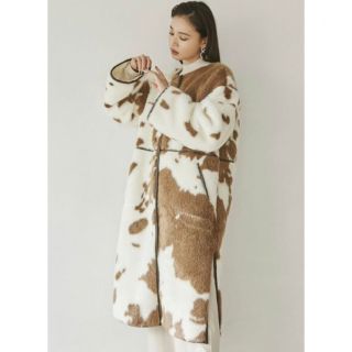 ムルーア(MURUA)のMURUA ノーカラーコート(ロングコート)