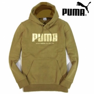 プーマ(PUMA)の【PUMA / プーマ】裏フリース スウェット パーカー（メンズM相当オリーブ系(パーカー)