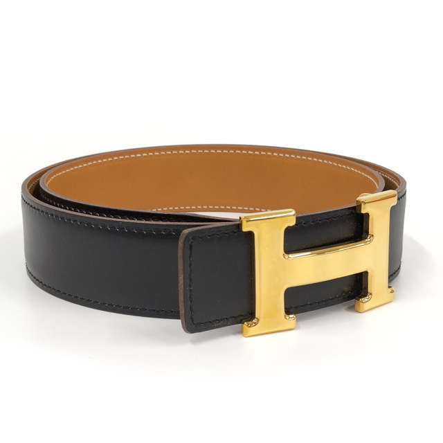 Hermes - HERMES Hベルト コンスタンス レザー ブラック 表記サイズ75