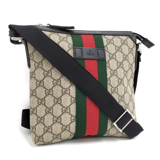 GUCCI ショルダーバッグ シェリーライン GGスプリーム ベージュ