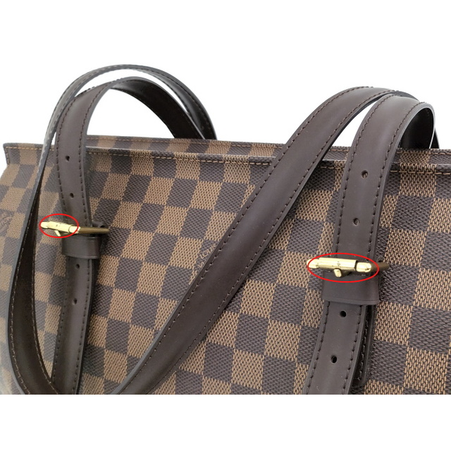 LOUIS VUITTON チェルシー トートバッグ ダミエ エベヌ LOUIS VUITTON チェルシー トートバッグ ダミエ エベヌ