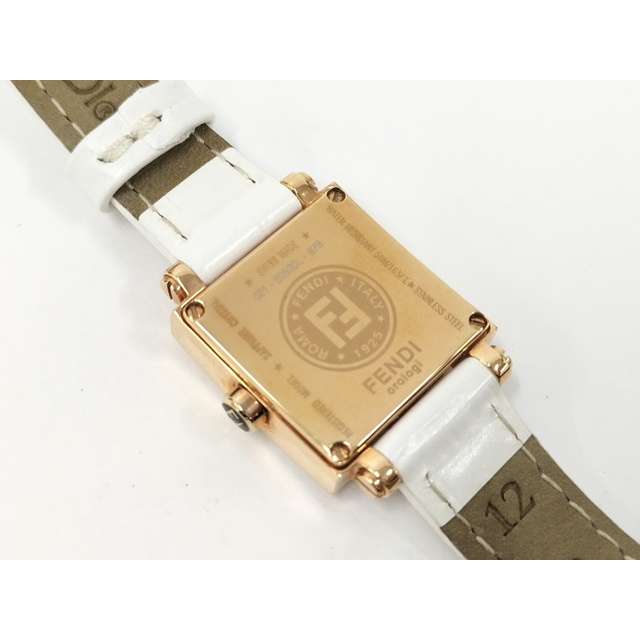 FENDI - FENDI クアドロミニ レディース 腕時計 クオーツ SS FENDI - FENDI クアドロミニ レディース 腕時計 クオーツ SS