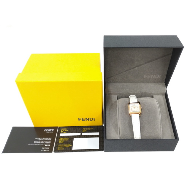 FENDI - FENDI クアドロミニ レディース 腕時計 クオーツ SS FENDI - FENDI クアドロミニ レディース 腕時計 クオーツ SS