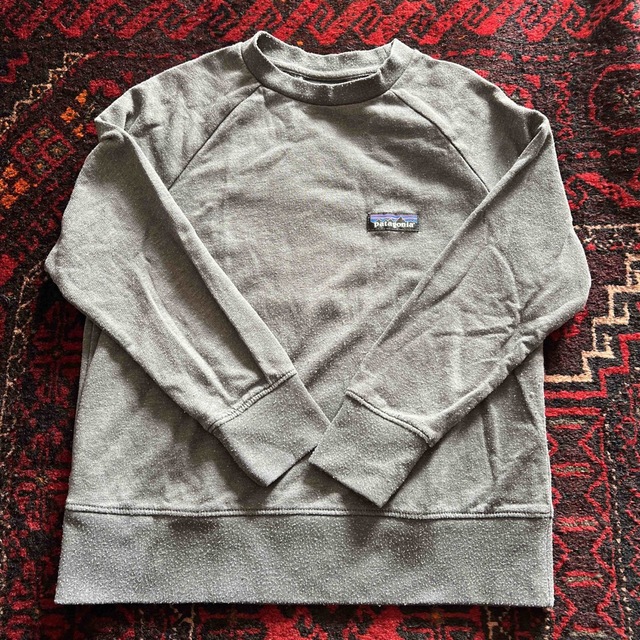 patagonia(パタゴニア)の難あり　パタゴニア　薄手のスエット　XS キッズ/ベビー/マタニティのキッズ服男の子用(90cm~)(Tシャツ/カットソー)の商品写真