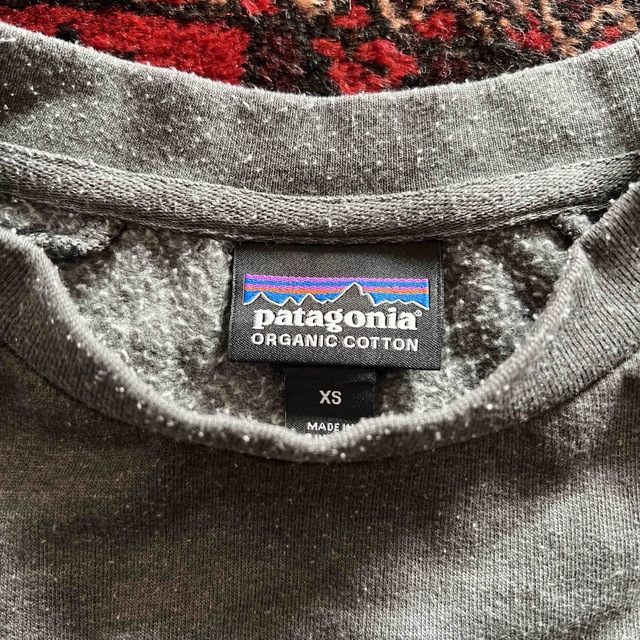 patagonia(パタゴニア)の難あり　パタゴニア　薄手のスエット　XS キッズ/ベビー/マタニティのキッズ服男の子用(90cm~)(Tシャツ/カットソー)の商品写真